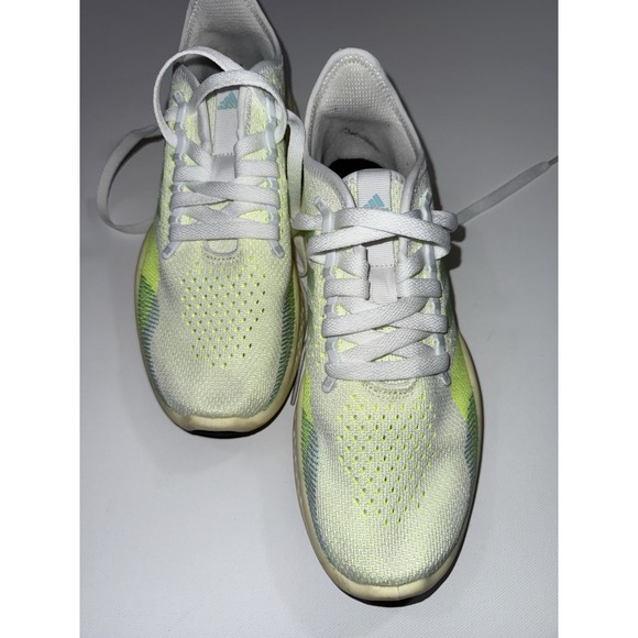Adidas Purebounce+ Running Shoes White Yellow Women's Size 7.5 FZ1979 - Picture 2 of 7